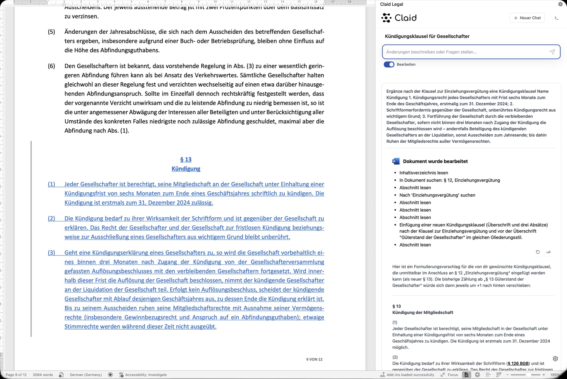 Claid Word Add-in – KI-gestützte Dokumentbearbeitung in Microsoft Word